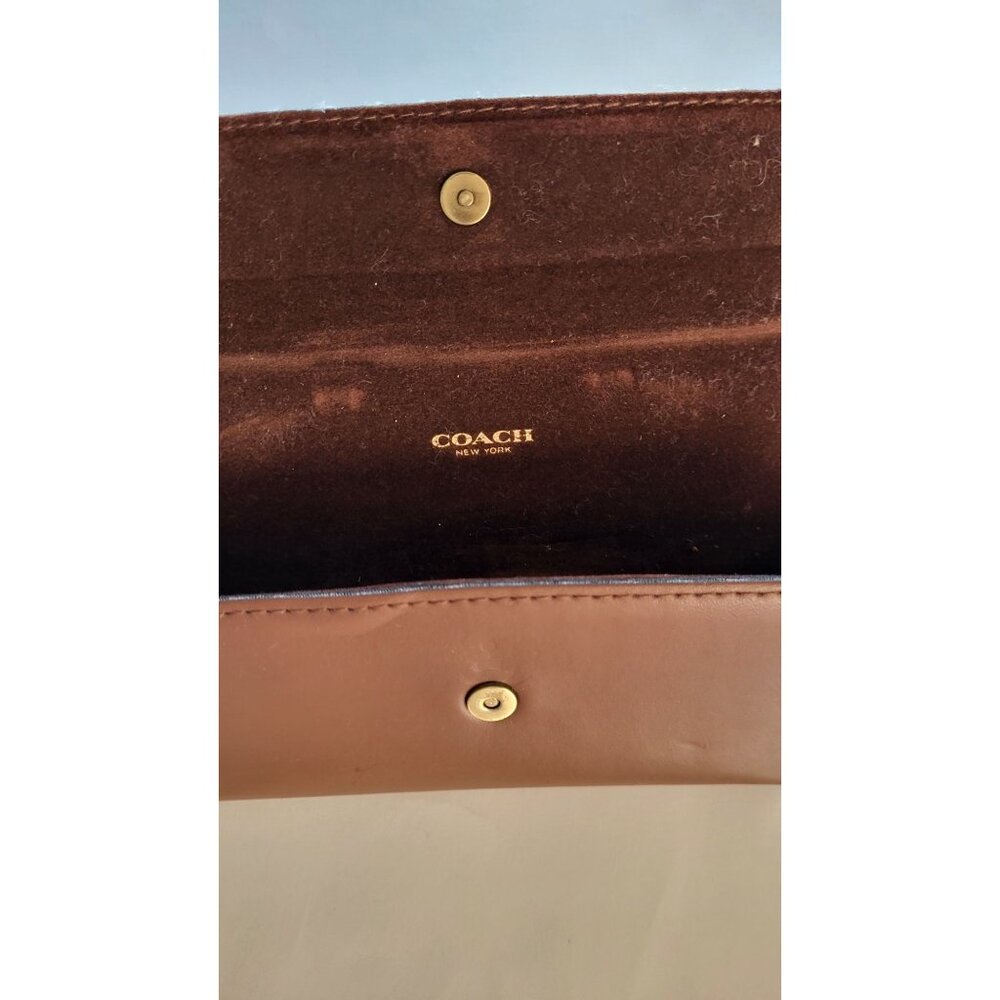Coach HC7099B 933113 Shiny Rose Gold Aviator Sunglasses - Picture 13 of 14